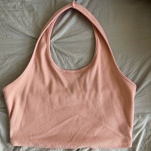 Light pink halter top